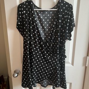 Torrid wrap babydoll top